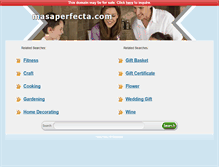 Tablet Screenshot of masaperfecta.com